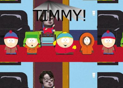 Brian Peppers incarnates Timmy in South Park