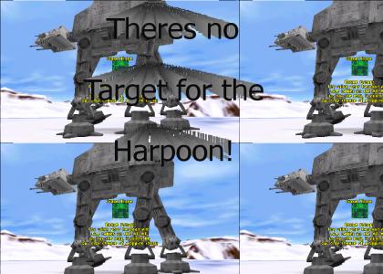 Theres no target for the harpoon!