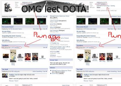 DOTA has leet players