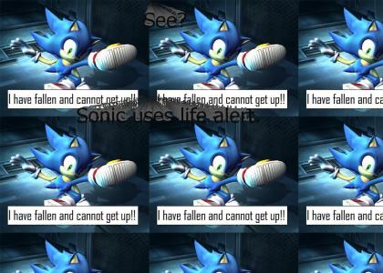 See sonic uses Life alert!
