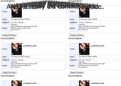 Gerald Ford Myspace Suicide