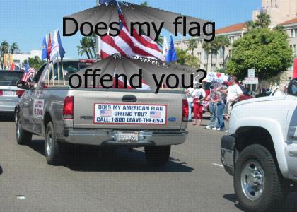 Does my flag offend you?