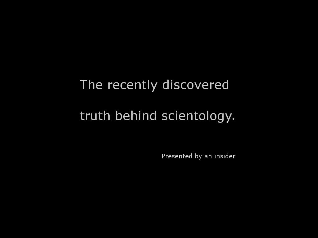 thetruthofscientology