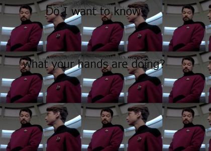 Riker discusses leisure activities