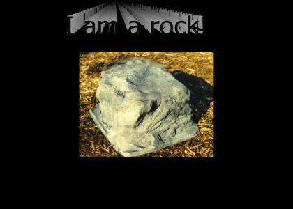 I am a rock