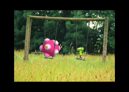 Katamari on the Swing