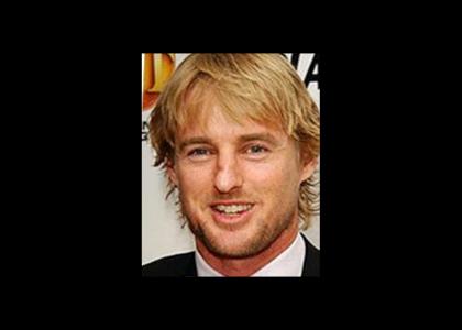 Owen Wilson doesn't change facial expressions!