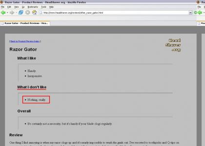 Razor Gator had NO weakness...