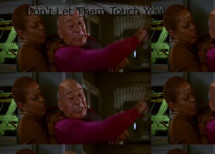 Picard does not like touching