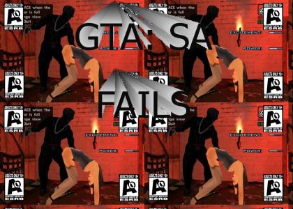 GTA SA fails