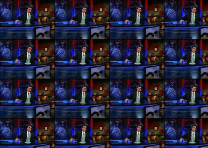 Epic Colbert Laser Shooting Spree