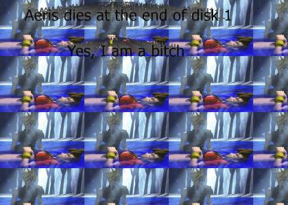 Spoiler: Aeris dies at the end of disk 1