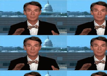 Bill Nye Sucks up the oil from the Gulf of Mexico