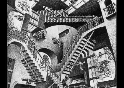 Olmec explains mc escher's art