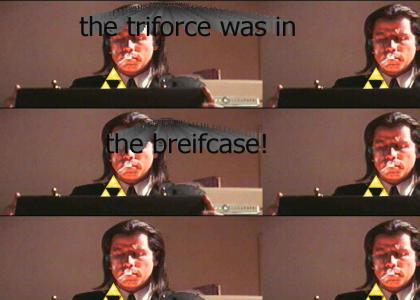 The triforce is in the briefcase!