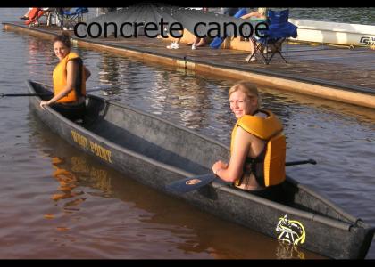 west point concrete canoe babes