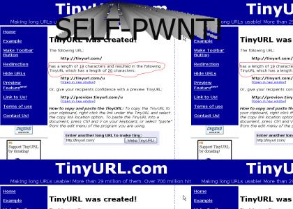 TinyURL is PWNED!