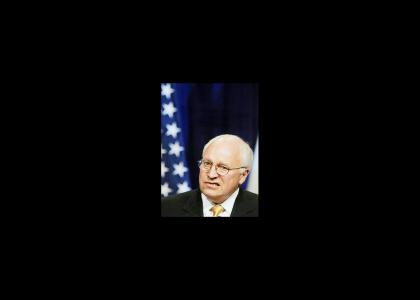 Dick Cheney doesn't change facial expressions... ever.