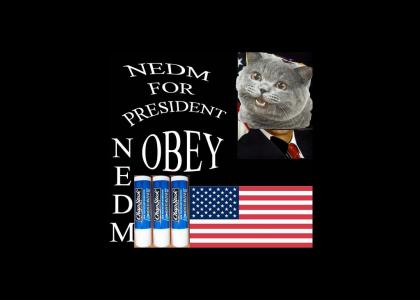 NEDM for President  *NEW IMAGE*