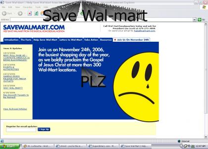 Save Wal-Mart plz