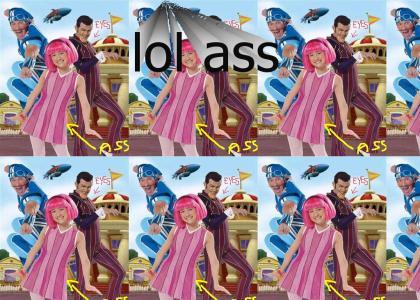 Epic Lazytown Ass Staring  Maneuver