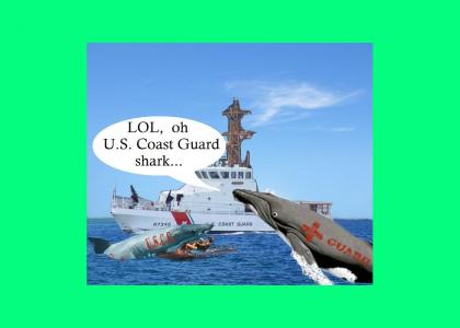 You're doing it wrong coast guard shark