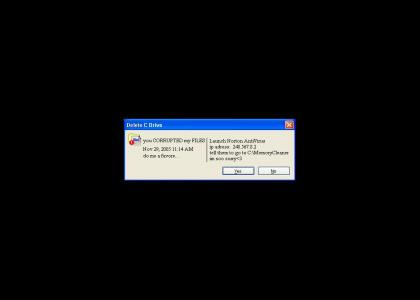 Windows XP Myspace Suicide