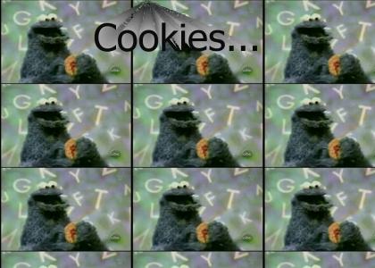 Cookie Monster Loves his Cookies