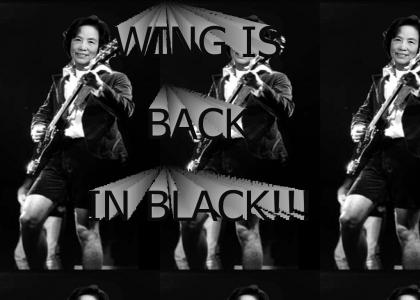 WING SINGS BACK IN BLACK