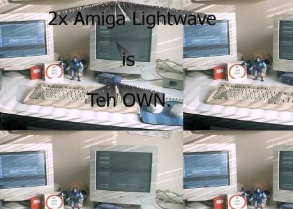2x Amiga LightWave = teh own.