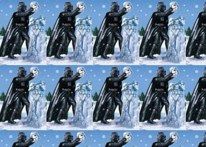 Vader ♥ Making Snowmen