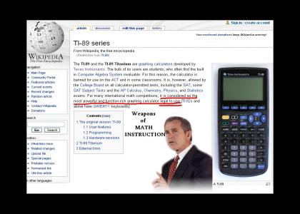 illegal calculators!!