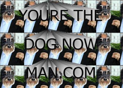 You're the dog now man.com