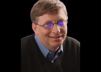 Bill Gates Stares At Blue Screens Soul