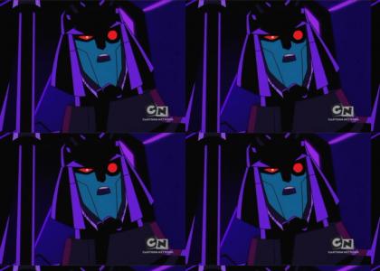 Blitzwing doesn't change facial expressions
