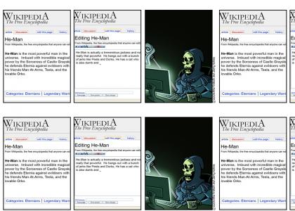 Skeletor Discovers Wikipedia