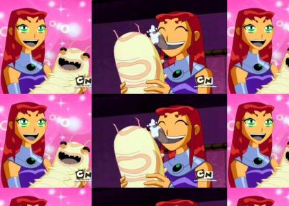 Starfire Likes Phallic Things