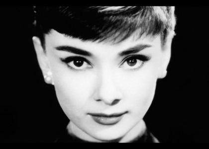 Audrey Hepburn Stares Into Your Soul