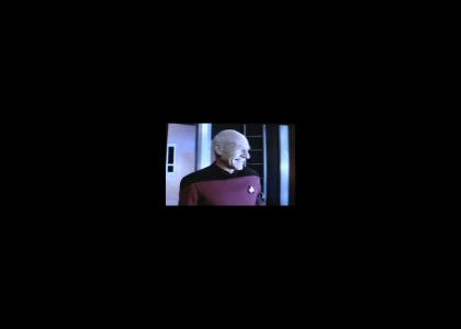 Picard has a laugh