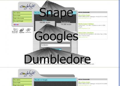 Snape Google Fights Dumbledore