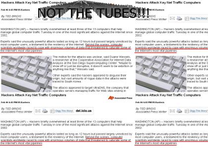 Hackers Target Internet's Tubes!