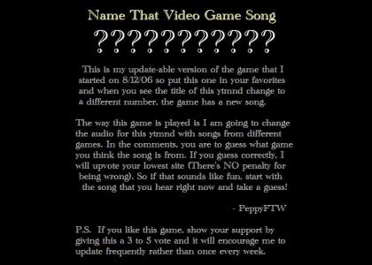 #9 - Name That Video Game Song!
