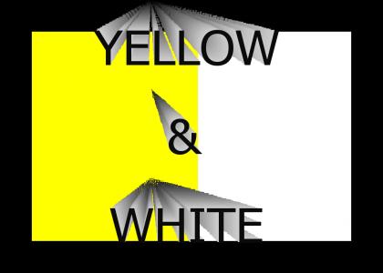 yellow and white