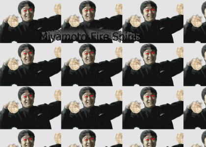 Miyamoto Summons Many Fire Spirits