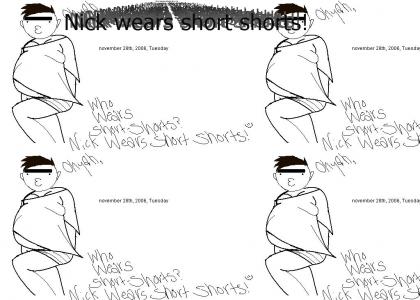 Who wears short shorts?