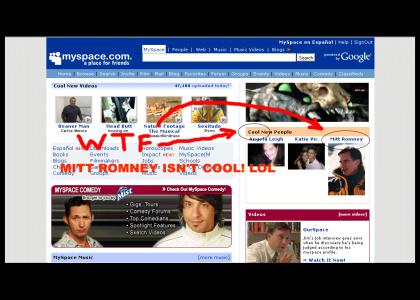MySpace Fails at Pointing Out People that are Cool