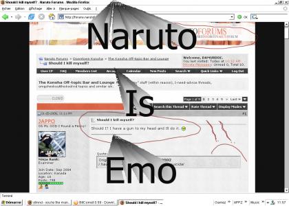 Naruto brings the emo in you