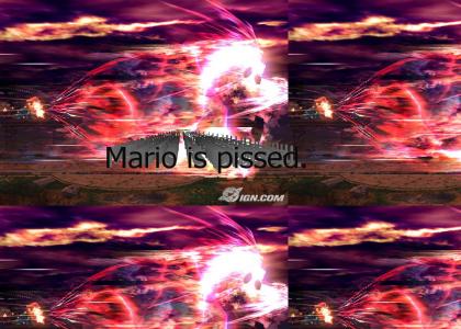 Mario is Pissed.