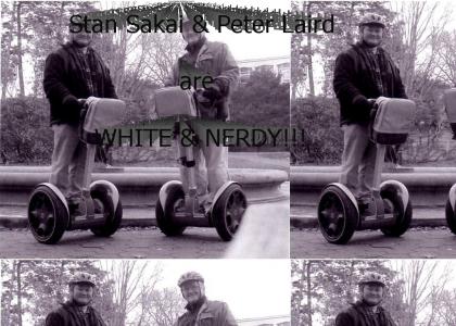 Stan Sakai and Peter Laird are White and Nerdy.