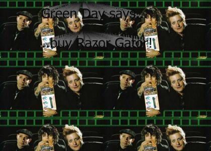 Green Day endorses Razor Gator
